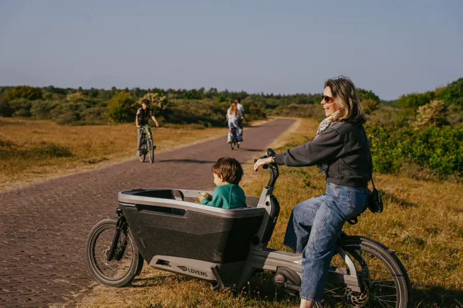 Bakfiets duinen liggend 2