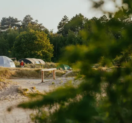 Camperplaatsen Deluxe en Panoramatenten